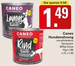 WEZ Caneo Hundenahrung Angebot