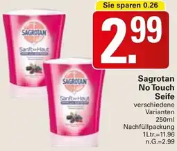 WEZ Sagrotan No Touch Seife Angebot