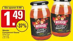WEZ Werder Currywurst-Sauce Angebot
