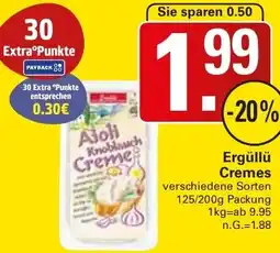 WEZ Ergüllü Cremes Angebot