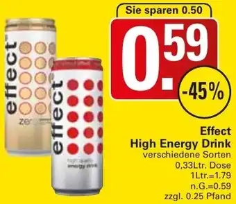 WEZ Effect High Energy Drink Angebot