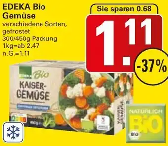 WEZ EDEKA Bio Gemüse Angebot