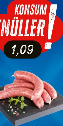 KONSUM Frische Bratwurst Angebot