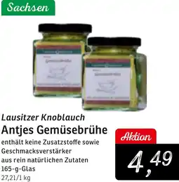KONSUM Lausitzer Knoblauch Antjes Gemüsebrühe Angebot