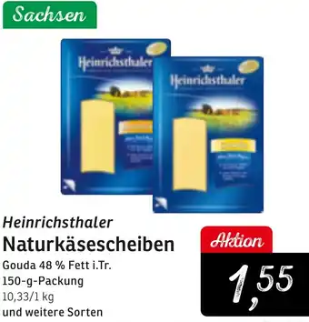 KONSUM Heinrichsthaler Naturkäsescheiben Angebot