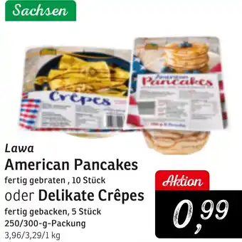 KONSUM Lawa American Pancakes oder Delikate Crêpes Angebot
