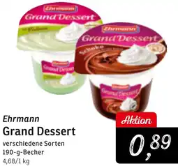 KONSUM Ehrmann Grand Dessert Angebot
