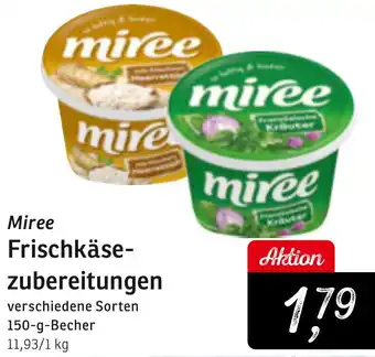 KONSUM Miree Frischkäsezubereitungen Angebot