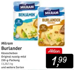 KONSUM Milram Burlander Angebot