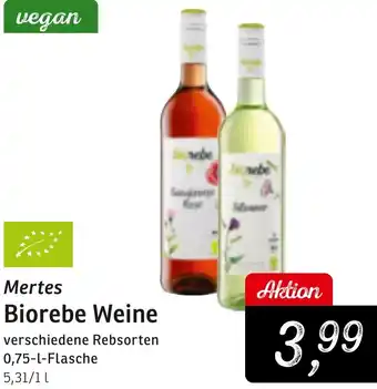 KONSUM Mertes Biorebe Weine Angebot