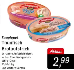 KONSUM Saupiquet Thunfisch Brotaufstrich Angebot
