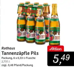 KONSUM Rothaus Tannenzäpfle Pils Angebot