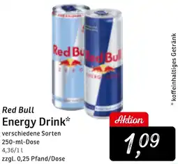 KONSUM Red Bull Energy Drink Angebot