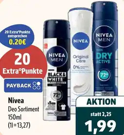 Aktiv Irma Nivea Deo Sortiment Angebot