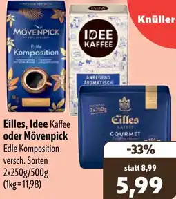 Aktiv Irma Eilles, Idee Kaffee oder Mövenpick Angebot