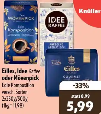 Aktiv Irma Eilles, Idee Kaffee oder Mövenpick Angebot