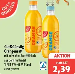 Aktiv Irma Gut&Günstig Orangensaft Angebot