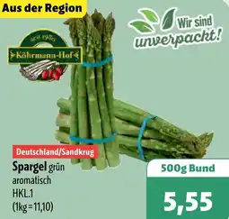 Aktiv Irma Spargel grün Angebot