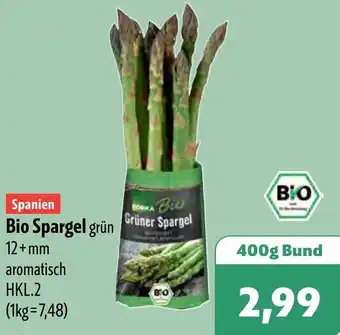 Aktiv Irma Bio Spargel grün Angebot