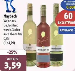 Aktiv Irma Maybach Weine Angebot