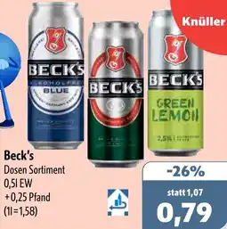 Aktiv Irma Beck's Dosen Sortiment Angebot