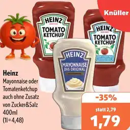Aktiv Irma Heinz Mayonnaise oder Tomatenketchup Angebot