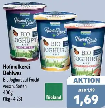 Aktiv Irma Hofmolkerei Dehlwes Bio Joghurt Angebot