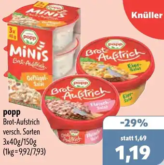 Aktiv Irma popp Brot-Aufstrich Angebot