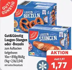 Aktiv Irma Gut&Günstig Laugen-Stangen oder Brezeln Angebot