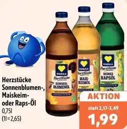 Aktiv Irma EDEKA Herzstücke Sonnenblumen-, Maiskeim- oder Raps-Öl Angebot