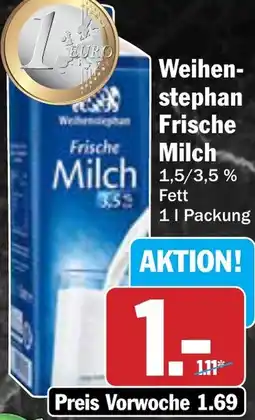 AEZ Weihenstephan Frische Milch Angebot