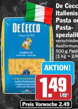 AEZ De Cecco Italienische Pasta oder Pastaspezialitäten Angebot
