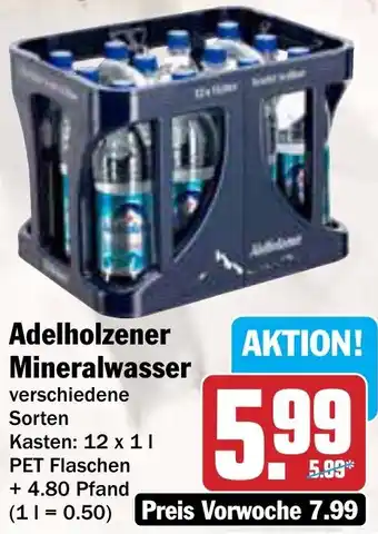 AEZ Adelholzener Mineralwasser Angebot