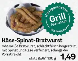 AEZ Käse-Spinat-Bratwurst Angebot