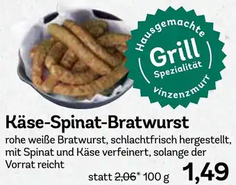 AEZ Käse-Spinat-Bratwurst Angebot