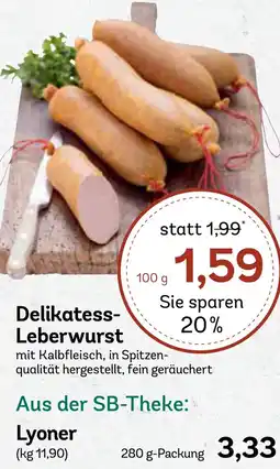 AEZ Delikatess Leberwurst Angebot