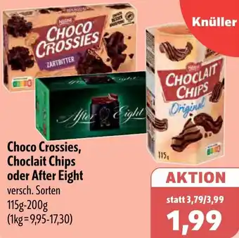 Aktiv Irma Choco Crossies, Choclait Chips oder After Eight Angebot
