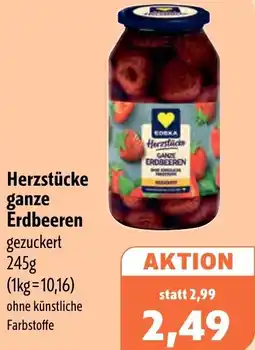 Aktiv Irma EDEKA Herzstücke ganze Erdbeeren Angebot