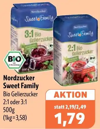 Aktiv Irma Nordzucker Sweet Family Bio Gelierzucker 2:1 oder 3:1 Angebot