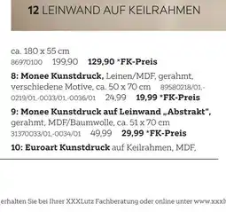 XXXLutz Euroart kunstdruck Angebot