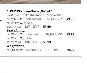 XXXLutz Elo pfannen-serie „relief“ Angebot
