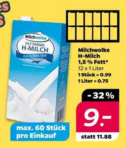 NETTO Milchwolke h-milch Angebot