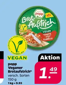 NETTO Popp veganer brotaufstrich Angebot