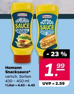 NETTO Homann hamburger sauce original oder hotdog sauce sweet onion Angebot