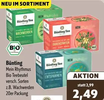 Aktiv Irma Bünting Mein Rhythmus Bio Teebeutel Angebot