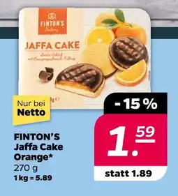 NETTO Finton's jaffa cake orange Angebot