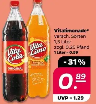 NETTO Vita cola vitalimonade Angebot