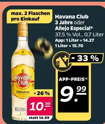 NETTO Havana club 3 jahre oder añejo especial Angebot