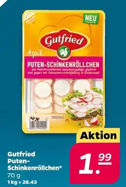 NETTO Gutfried puten-schinkenröllchen Angebot