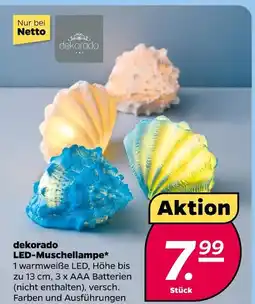 NETTO Dekorado led-muschellampe Angebot